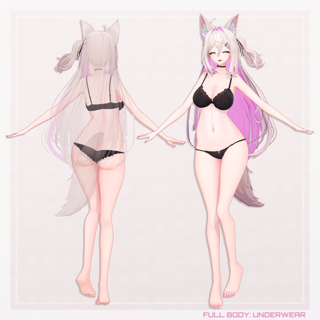 オリジナル3Dモデル「ミア(Mia)」
