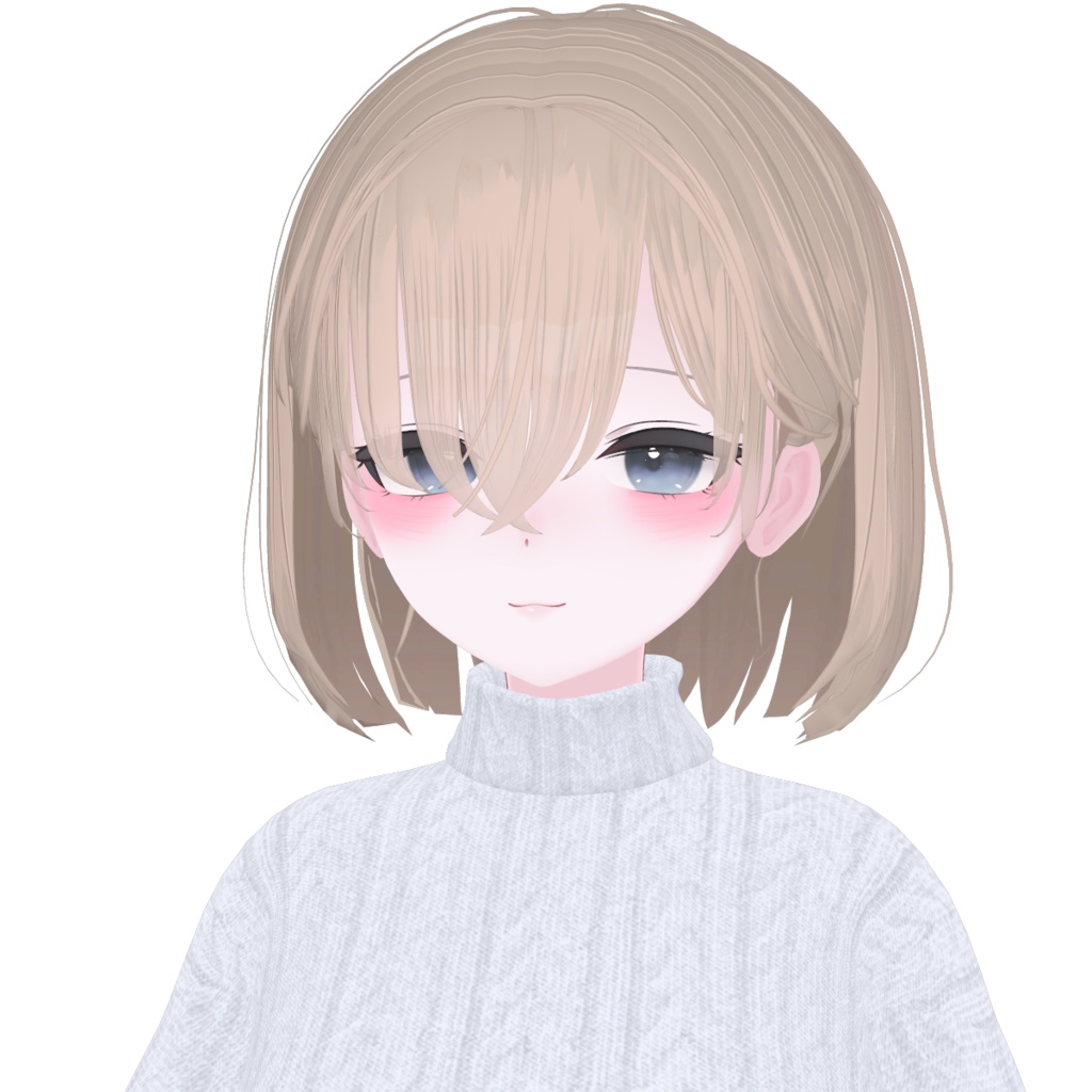 [VRC Hair] 両耳かけインナーカラーボブ 缩略图 5