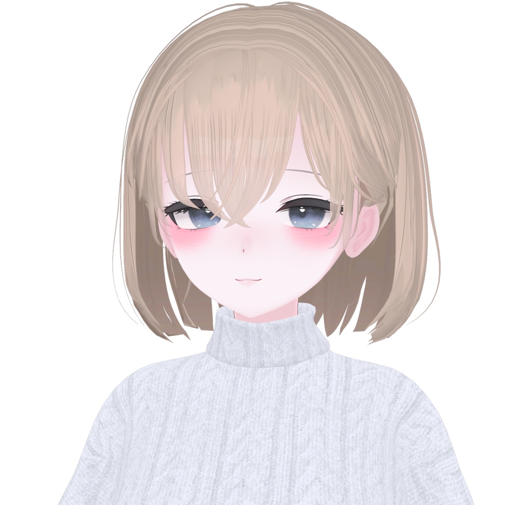 [VRC Hair] 両耳かけインナーカラーボブ 缩略图 2