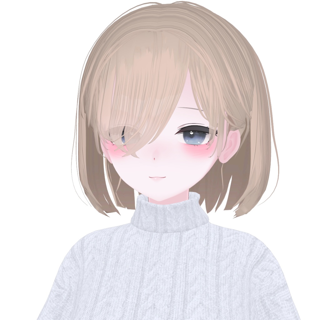 [VRC Hair] 両耳かけインナーカラーボブ 缩略图 7