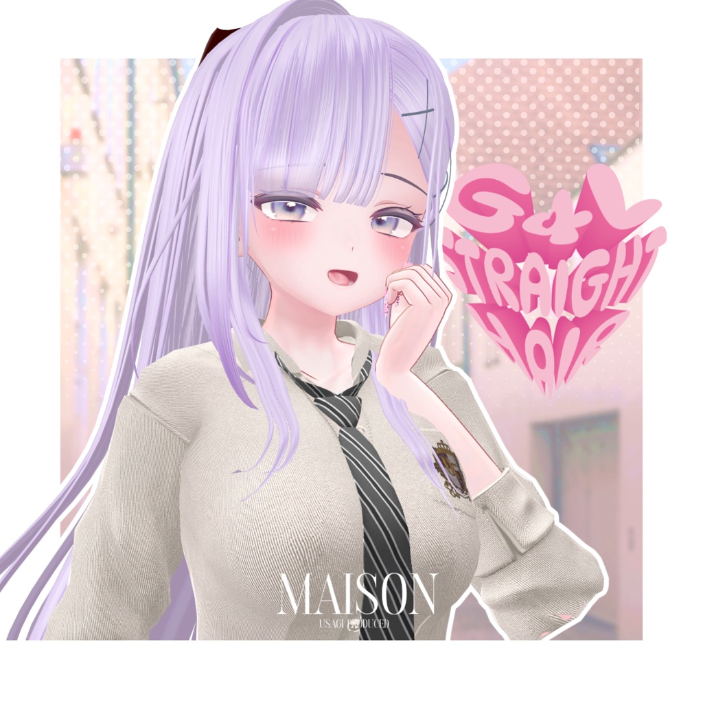 [VRC Hair+Nail] 2WAY G4L Hair 缩略图 7