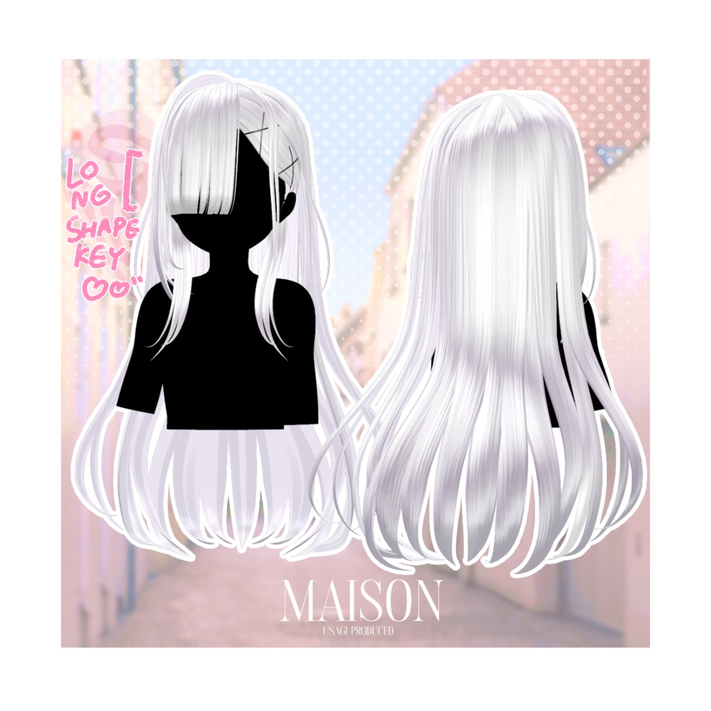 [VRC Hair+Nail] 2WAY G4L Hair 缩略图 4