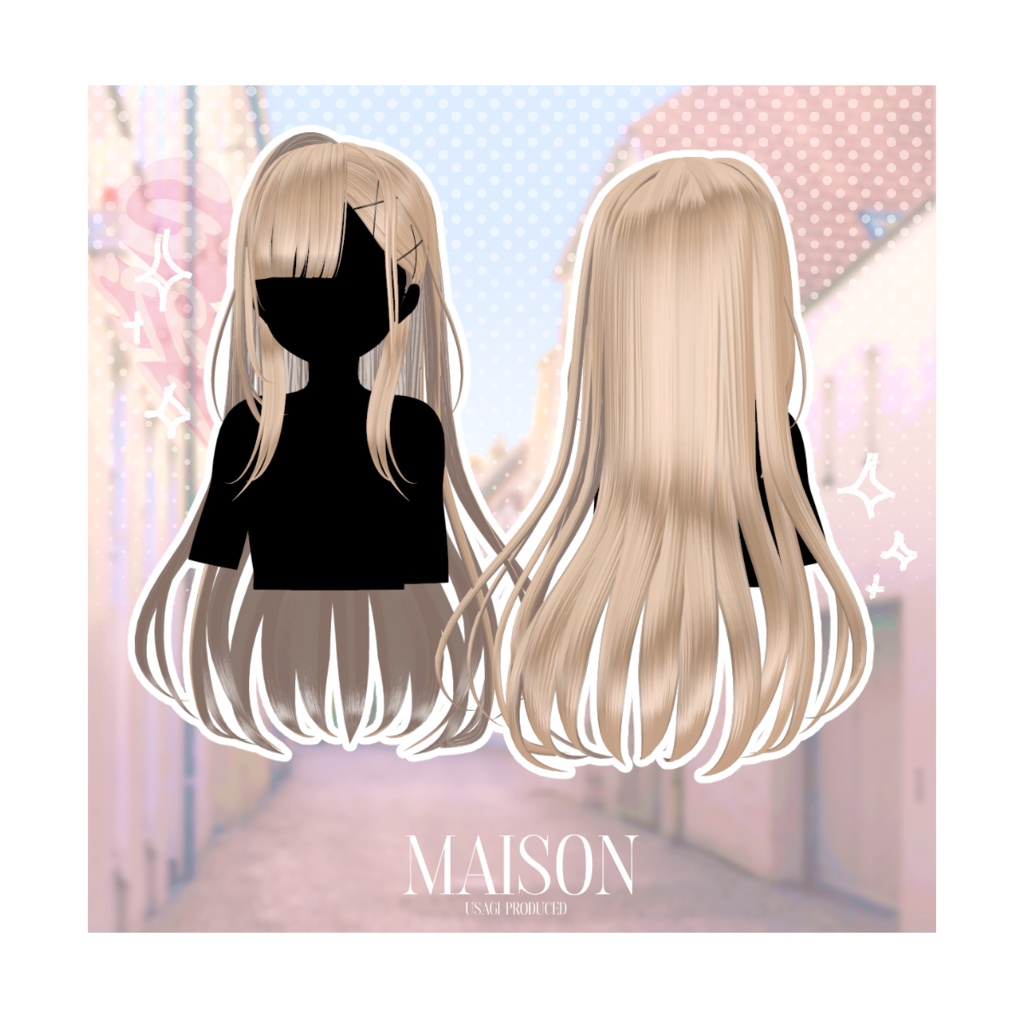 [VRC Hair+Nail] 2WAY G4L Hair 缩略图 2