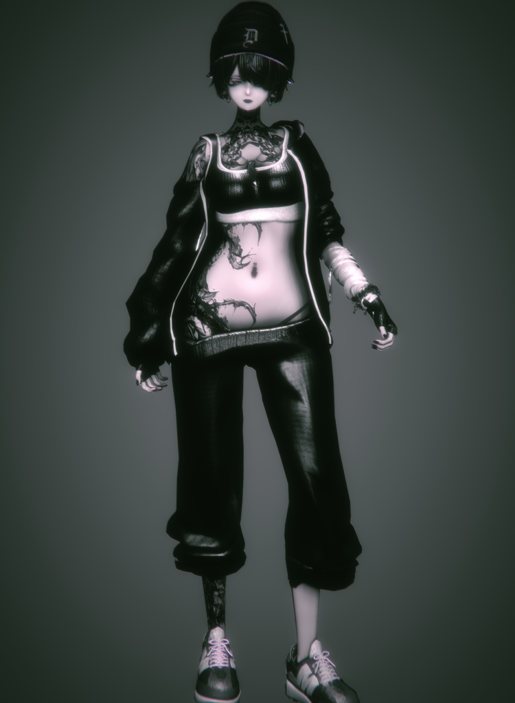 【Hair付き!】💗Boiler Room Cat💙【16Avatars対応】#Maison_Usagi091