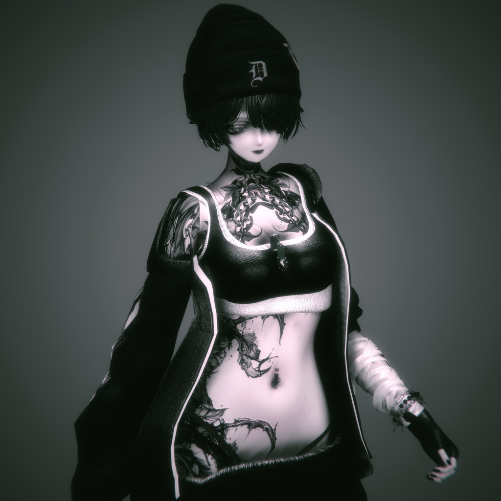 【Hair付き!】💗Boiler Room Cat💙【16Avatars対応】#Maison_Usagi091