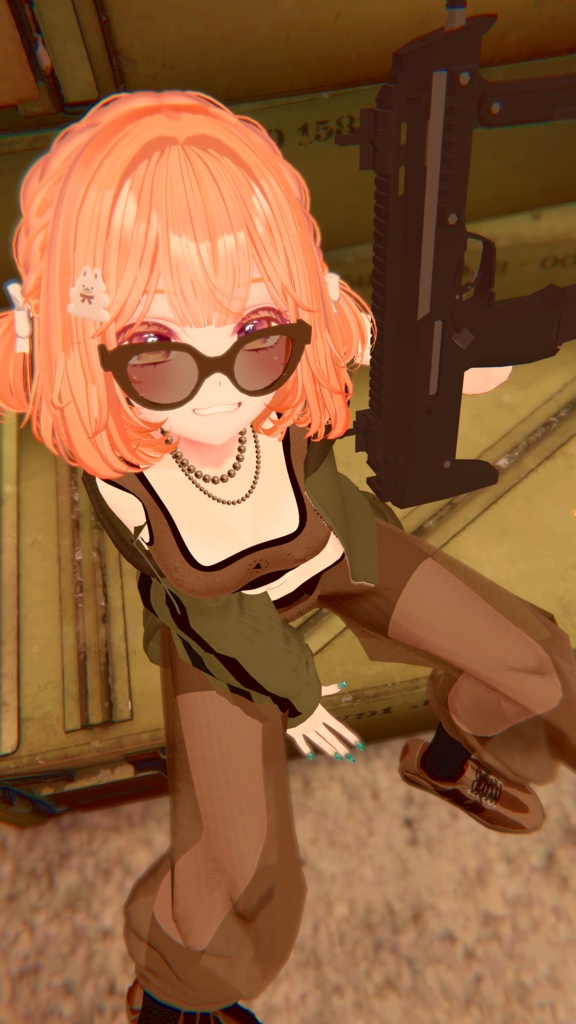 【Hair付き!】💗Boiler Room Cat💙【16Avatars対応】#Maison_Usagi091