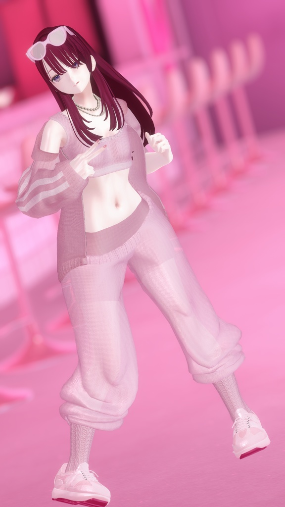 【Hair付き!】💗Boiler Room Cat💙【16Avatars対応】#Maison_Usagi091