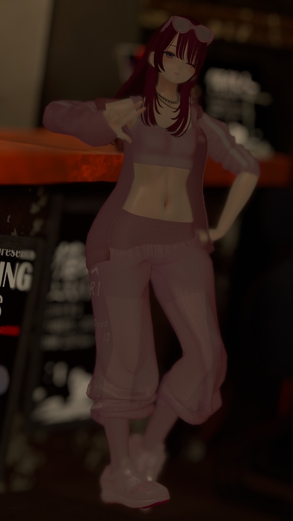 【Hair付き!】💗Boiler Room Cat💙【16Avatars対応】#Maison_Usagi091