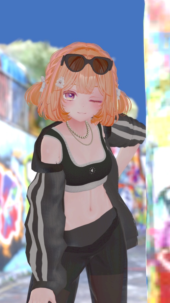 【Hair付き!】💗Boiler Room Cat💙【16Avatars対応】#Maison_Usagi091