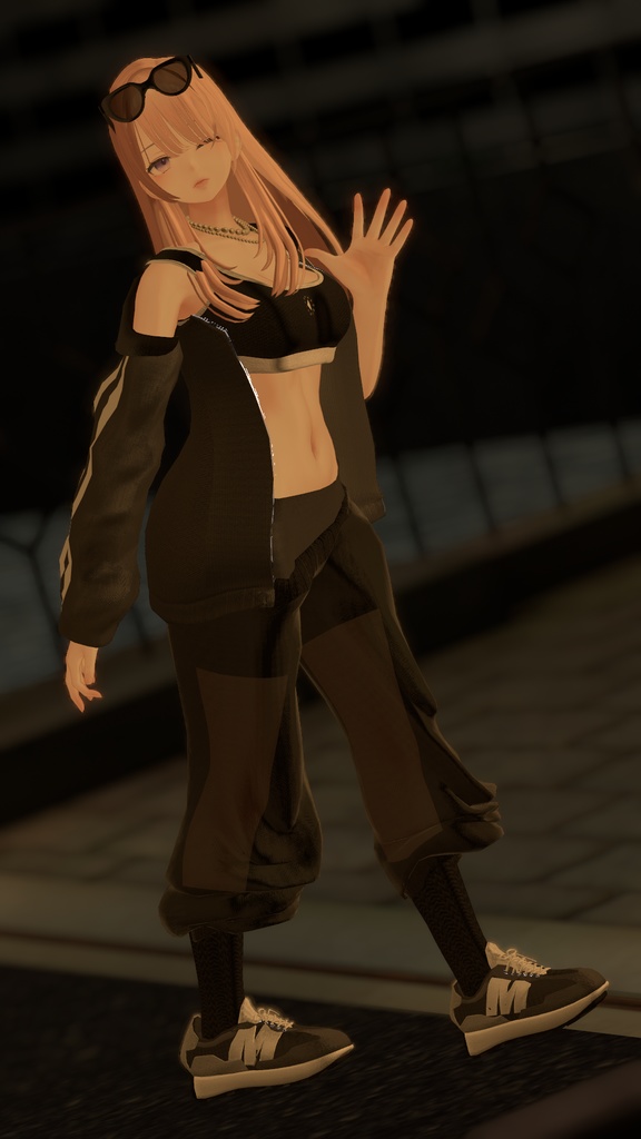 【Hair付き!】💗Boiler Room Cat💙【16Avatars対応】#Maison_Usagi091