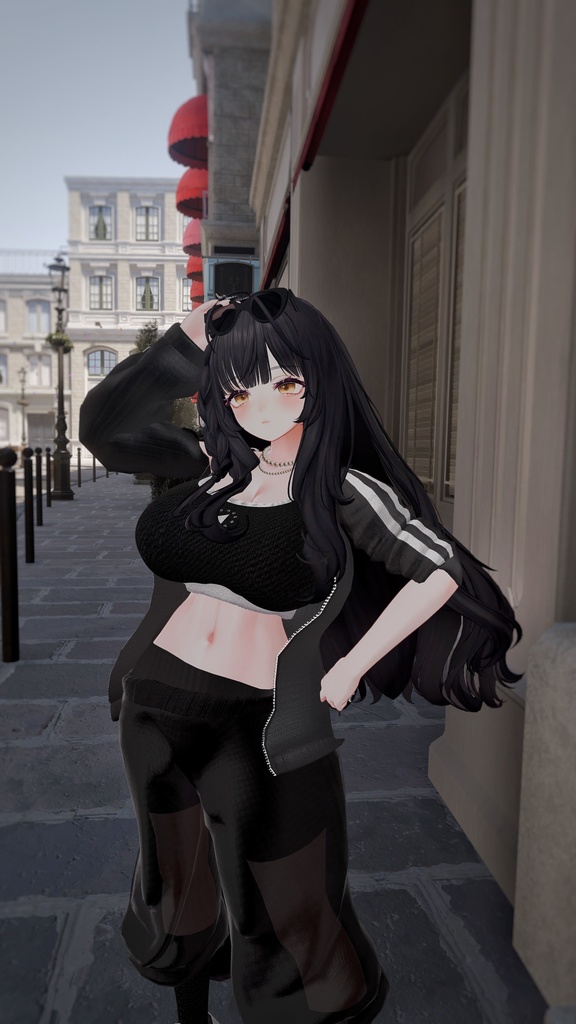 【Hair付き!】💗Boiler Room Cat💙【16Avatars対応】#Maison_Usagi091