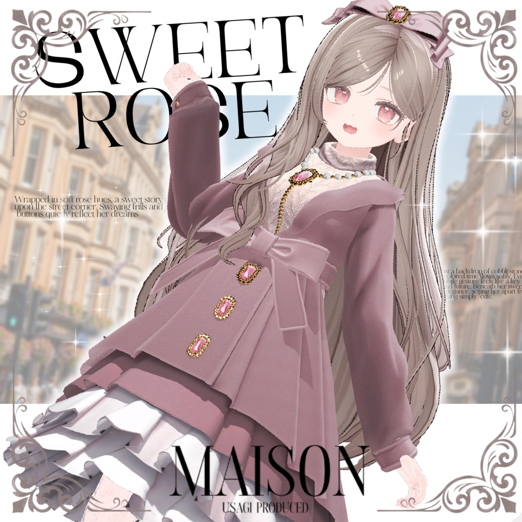 [ 800yenSALE! ] SWEET ROSE [11Avatars]#Maison_Usagi091