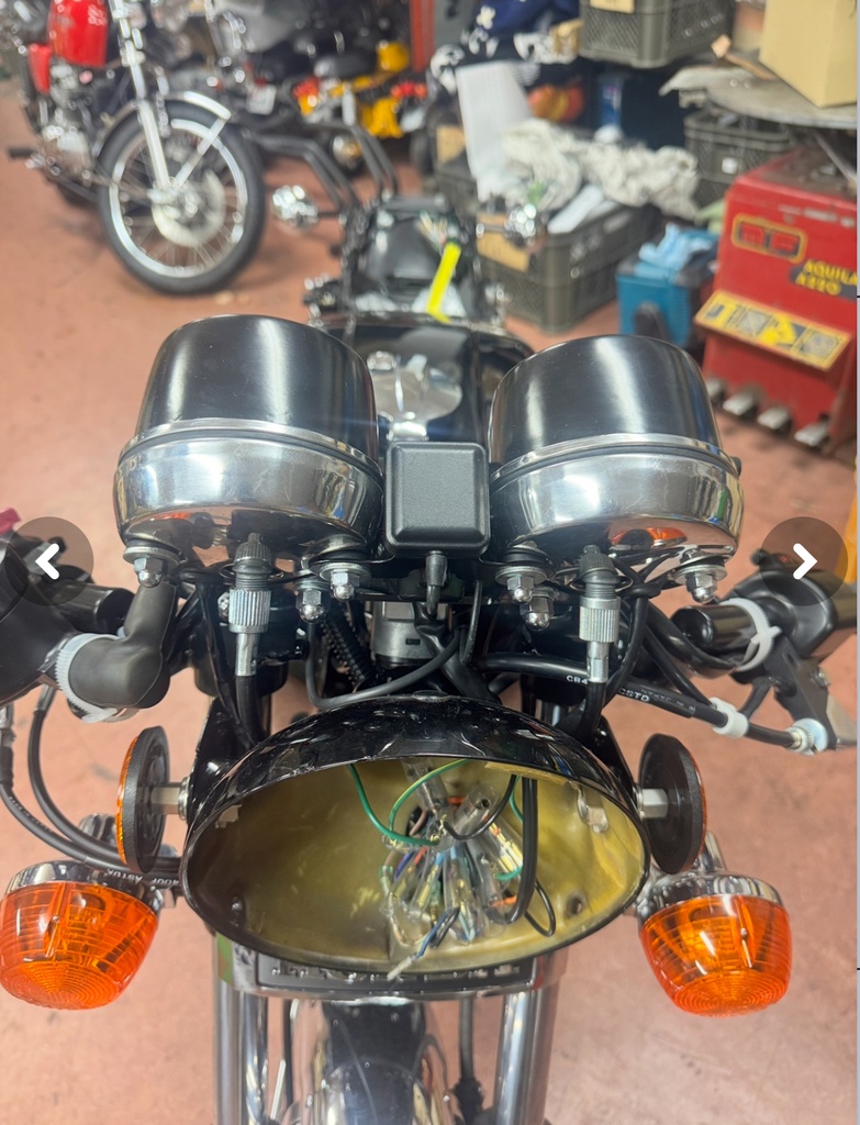 CB400four(ヨンフォア)ちょい上げメーターアップステー・アゲインアップメーターステー用ETCアンテナ取付ステー