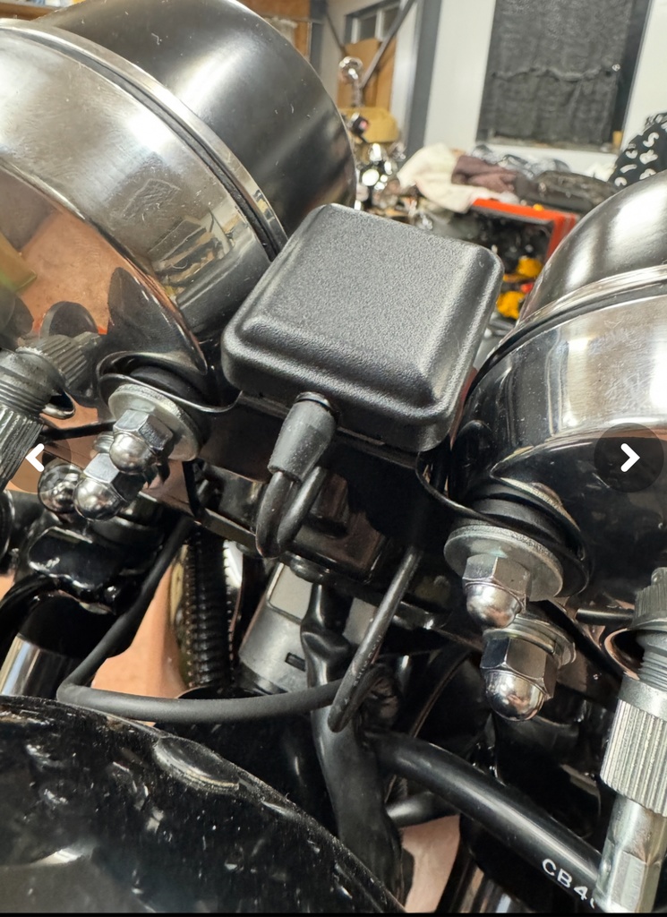 CB400four(ヨンフォア)ETCアンテナ取付ステー ノーマルメーター用