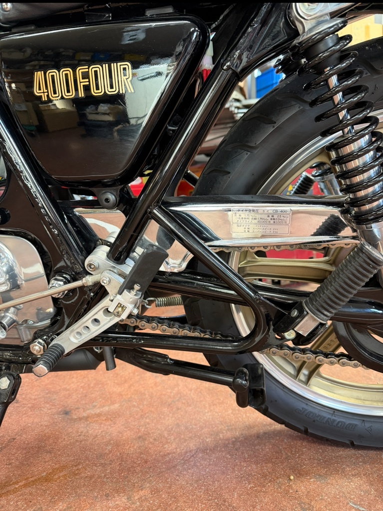 CB400four(ヨンフォア)398フレームタンデムステップ