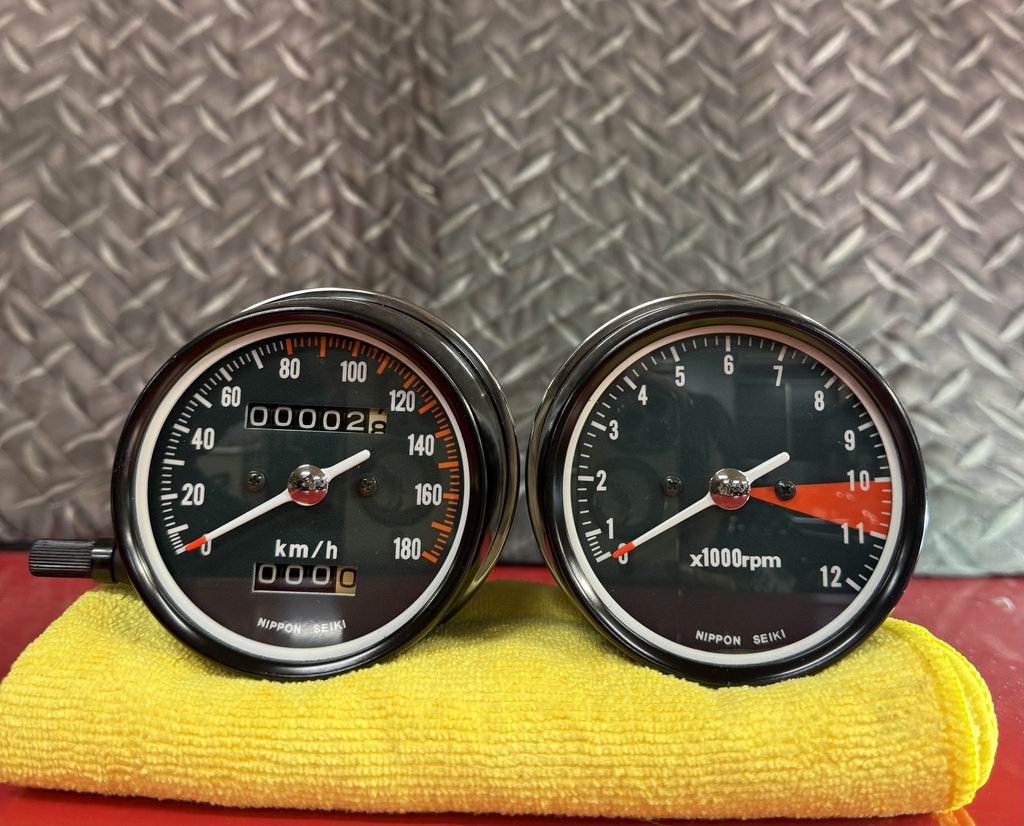 CB350four(サンゴーフォア) スピードメーター タコメーター セット 純正フルリビルド ホンダ