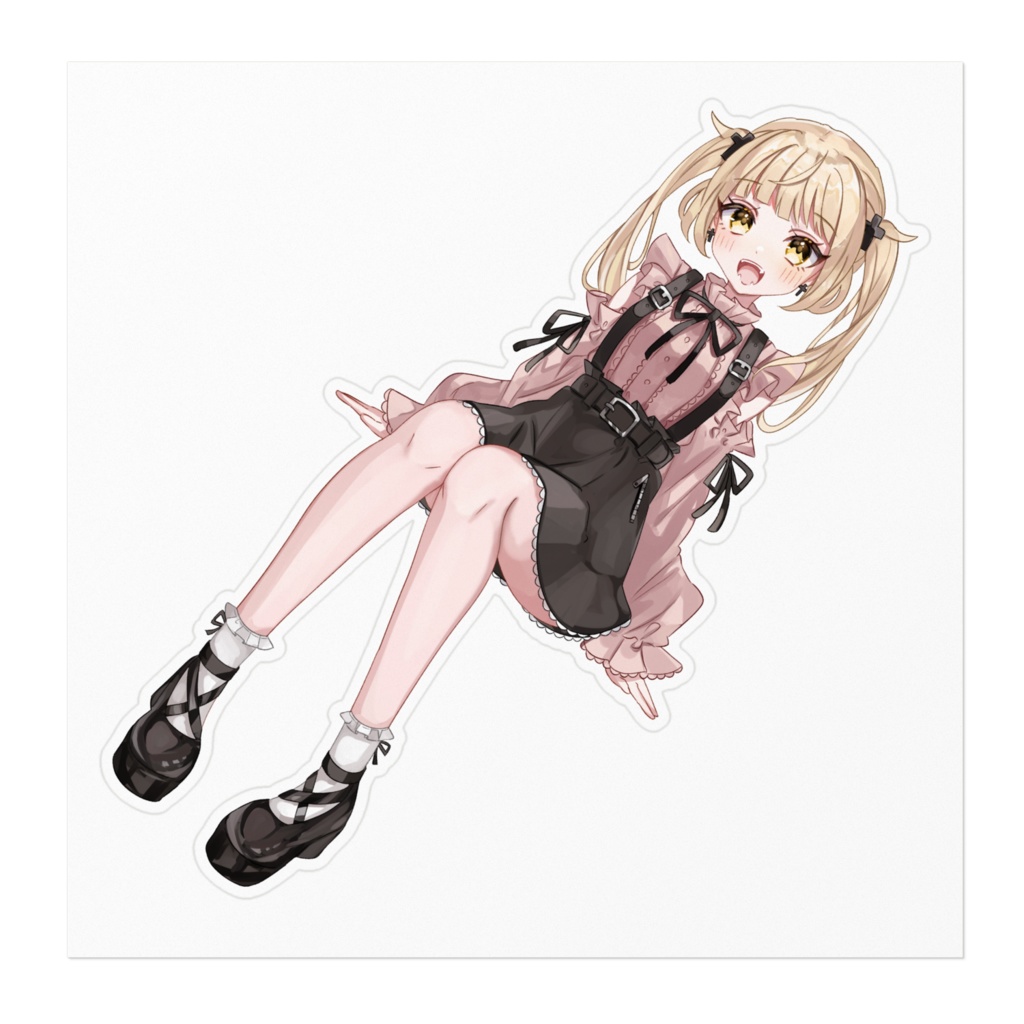 【魔吸ちゅろ】1周年記念 ステッカー