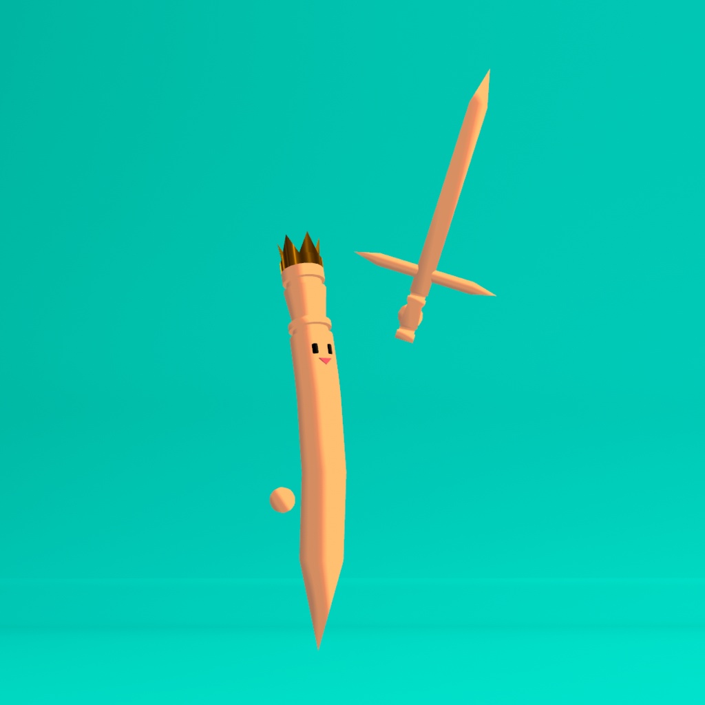 【オリジナル3Dモデル】つまおうじ
