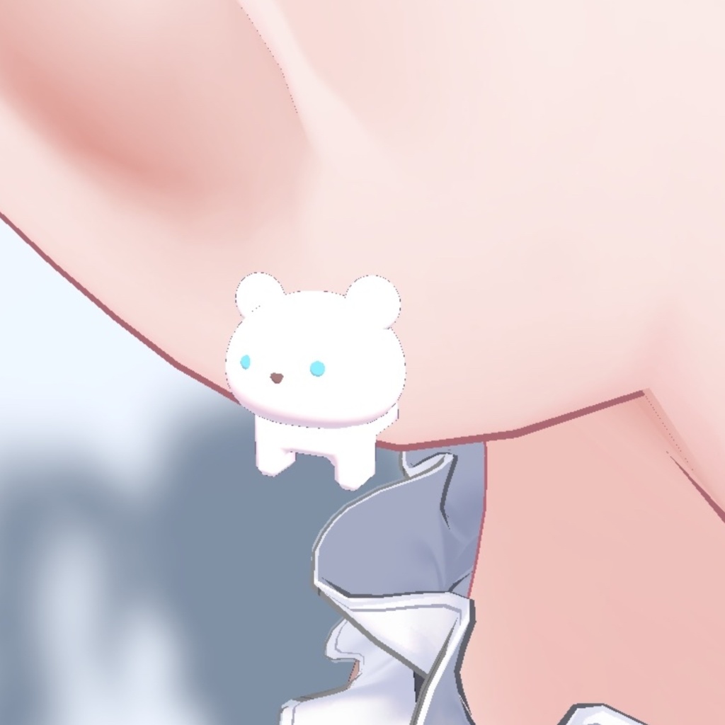 飛び出すくまさんピアス