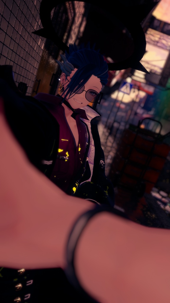 荒くれ者ヘアー【VRchat想定ヘアー】