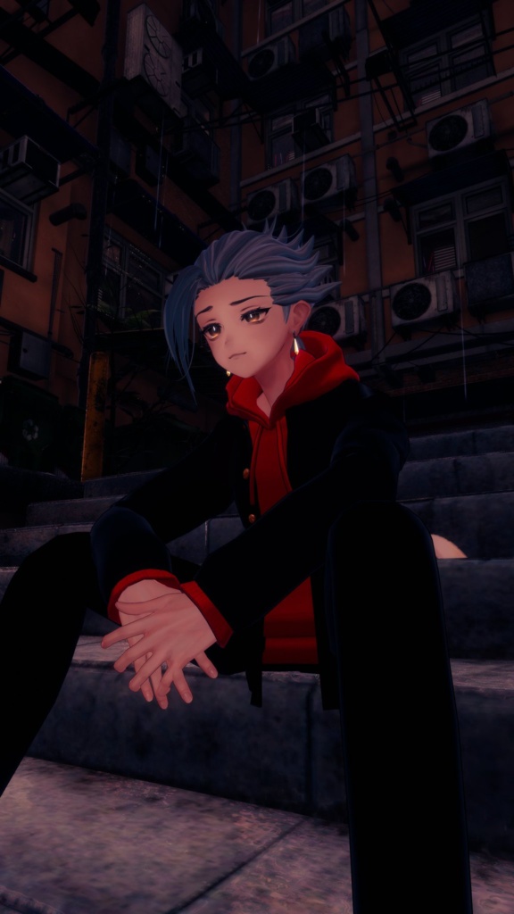 荒くれ者ヘアー【VRchat想定ヘアー】