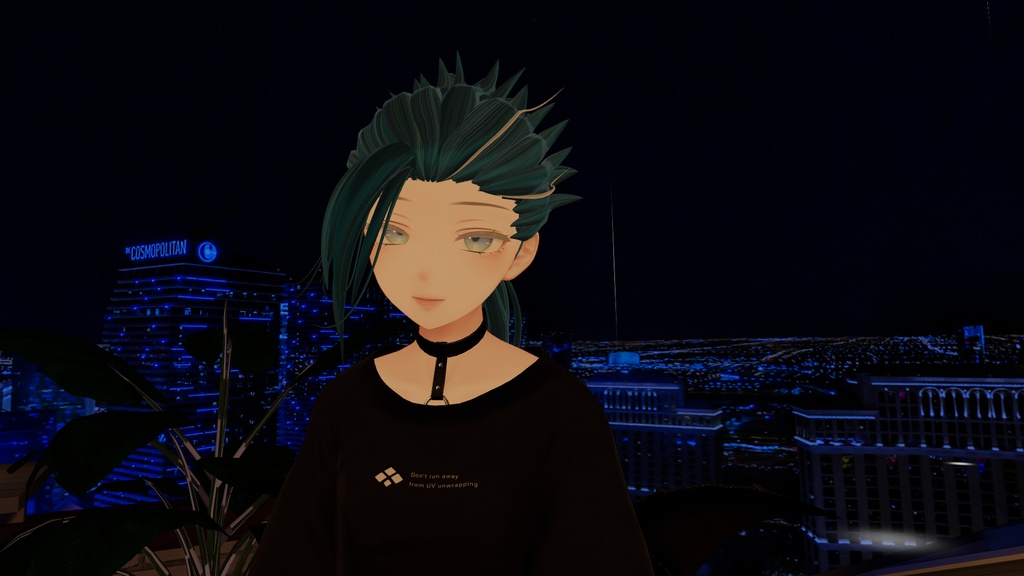 荒くれ者ヘアー【VRchat想定ヘアー】
