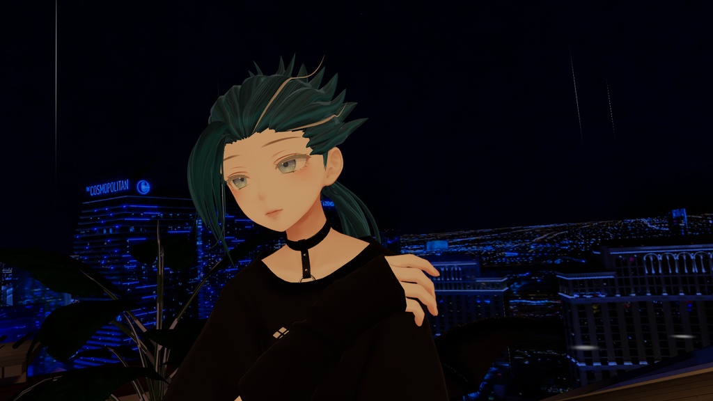 荒くれ者ヘアー【VRchat想定ヘアー】