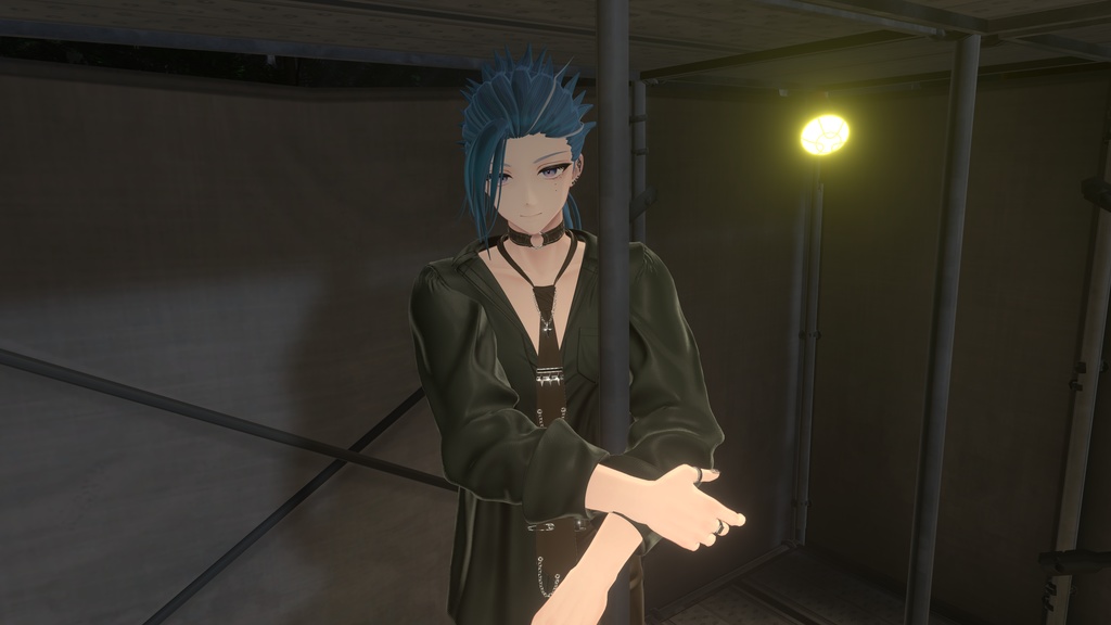 荒くれ者ヘアー【VRchat想定ヘアー】