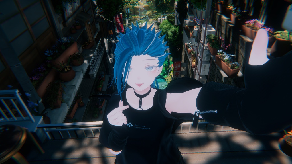 荒くれ者ヘアー【VRchat想定ヘアー】