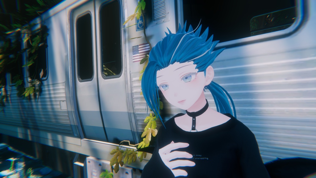 荒くれ者ヘアー【VRchat想定ヘアー】