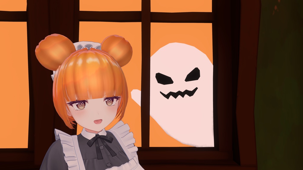 【VRC Hair】パンプキンヘアー/pumpkin hair