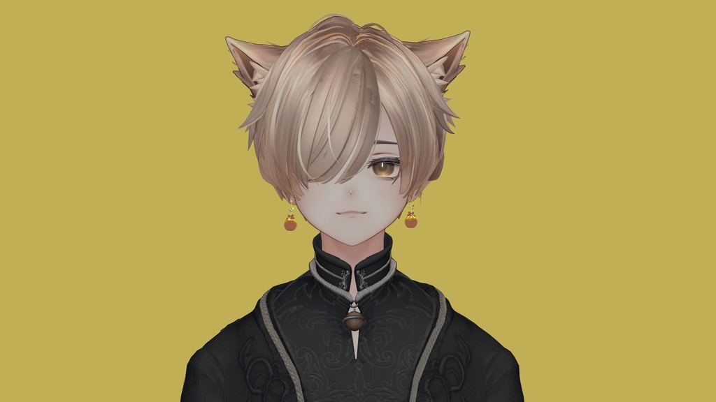 はちみつ泥棒のくまピアス Honey-Stealing Bear Earrings