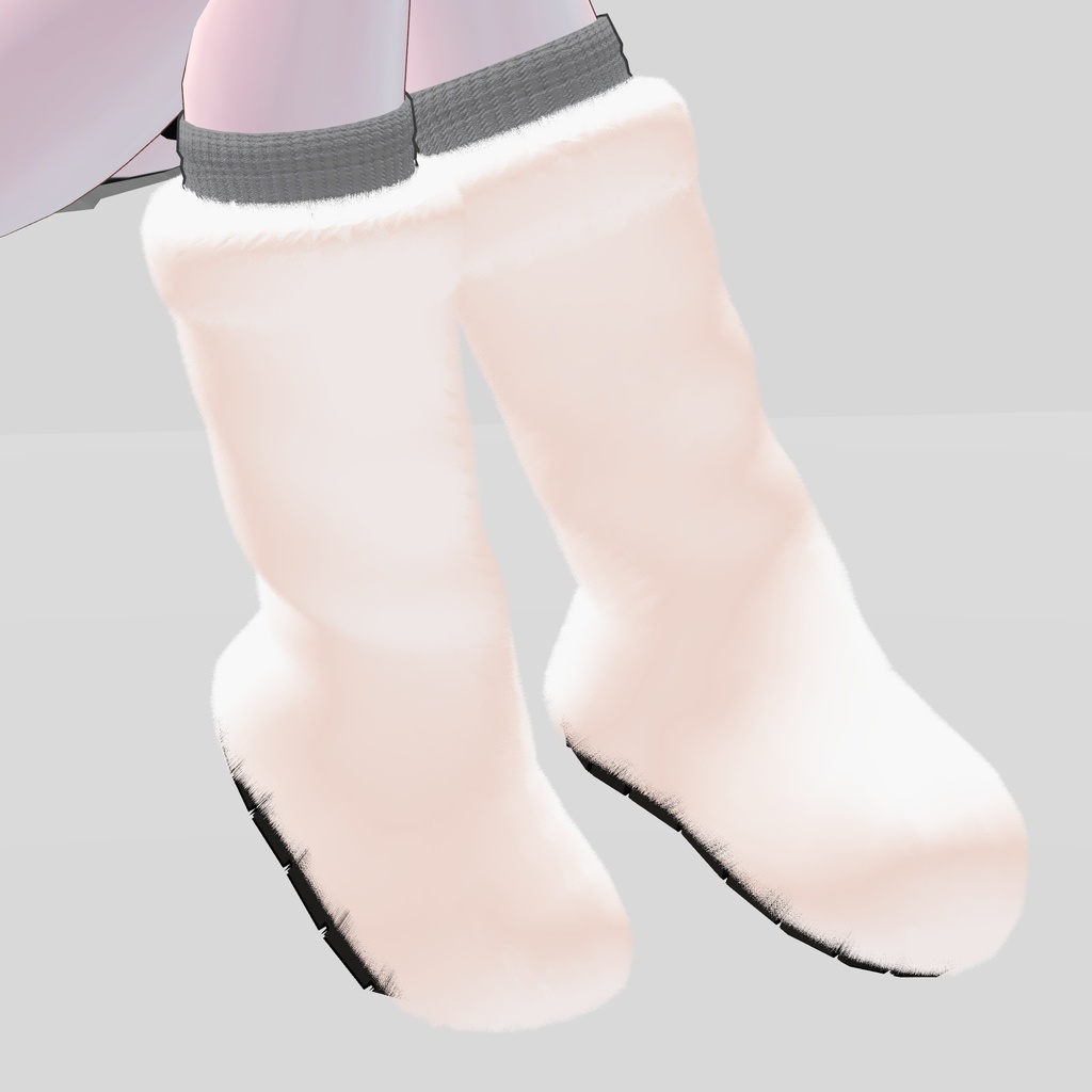 【3アバター対応】Fur leather jacket coordination