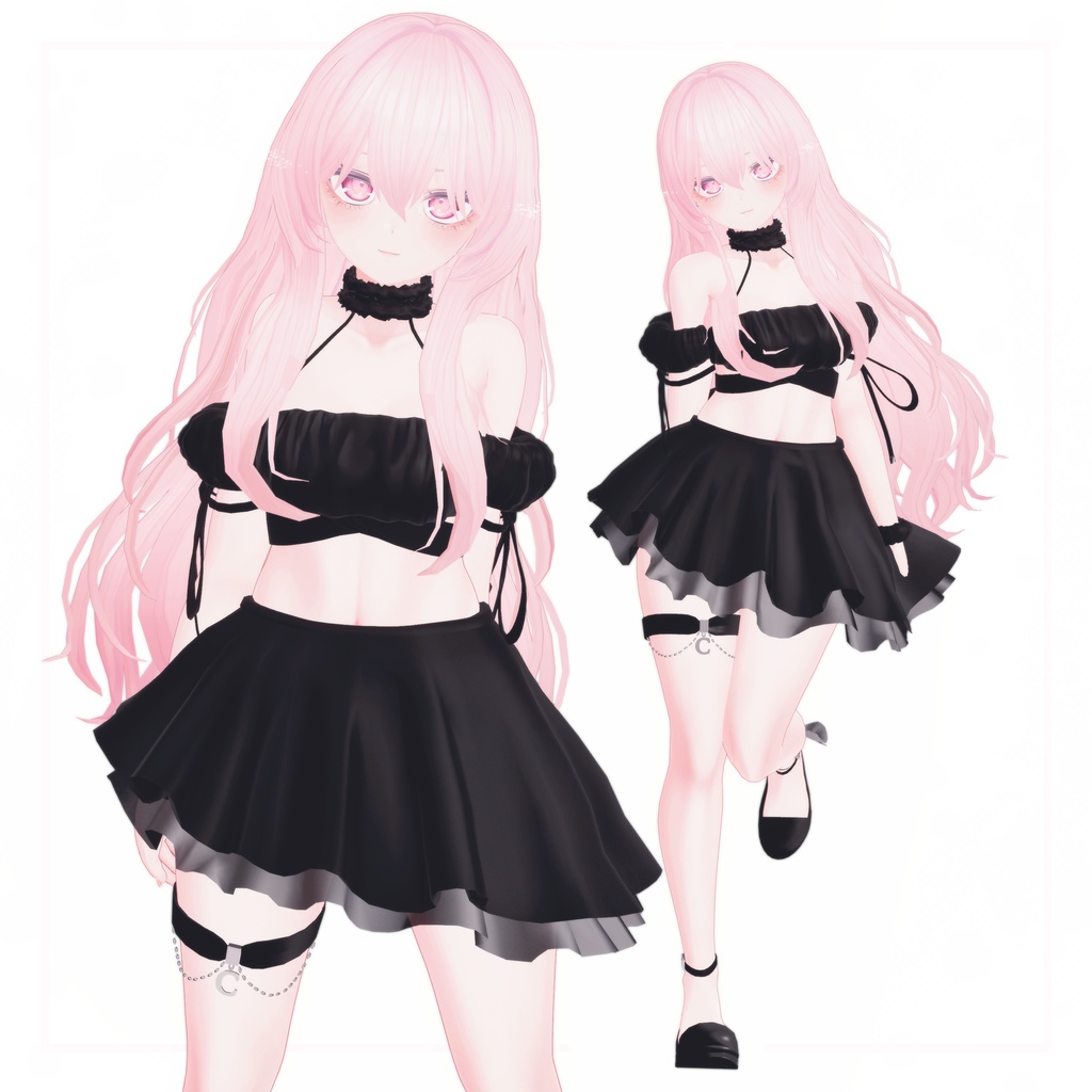 【4アバター対応】 Poplin dress