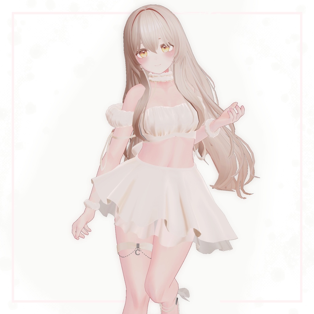 【4アバター対応】 Poplin dress