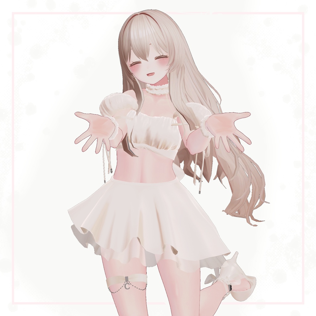 【4アバター対応】 Poplin dress