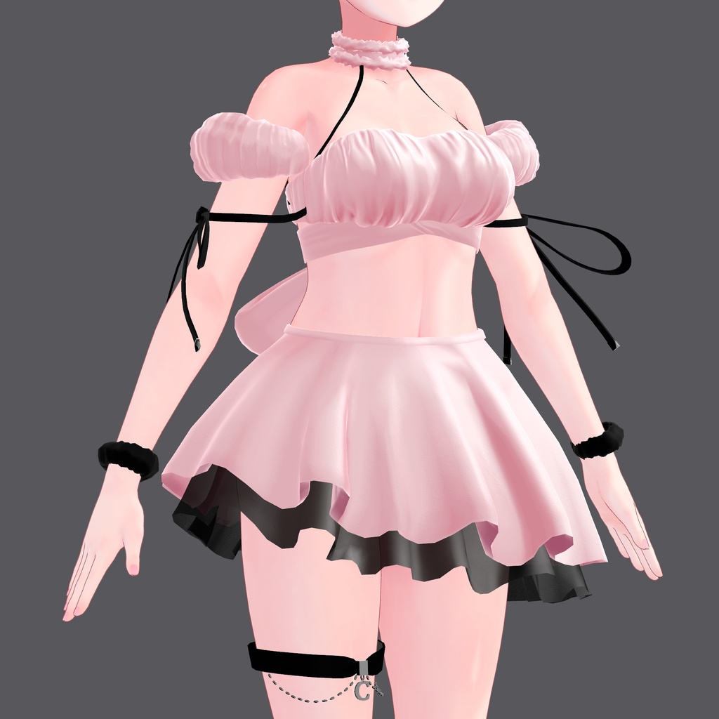 【4アバター対応】 Poplin dress