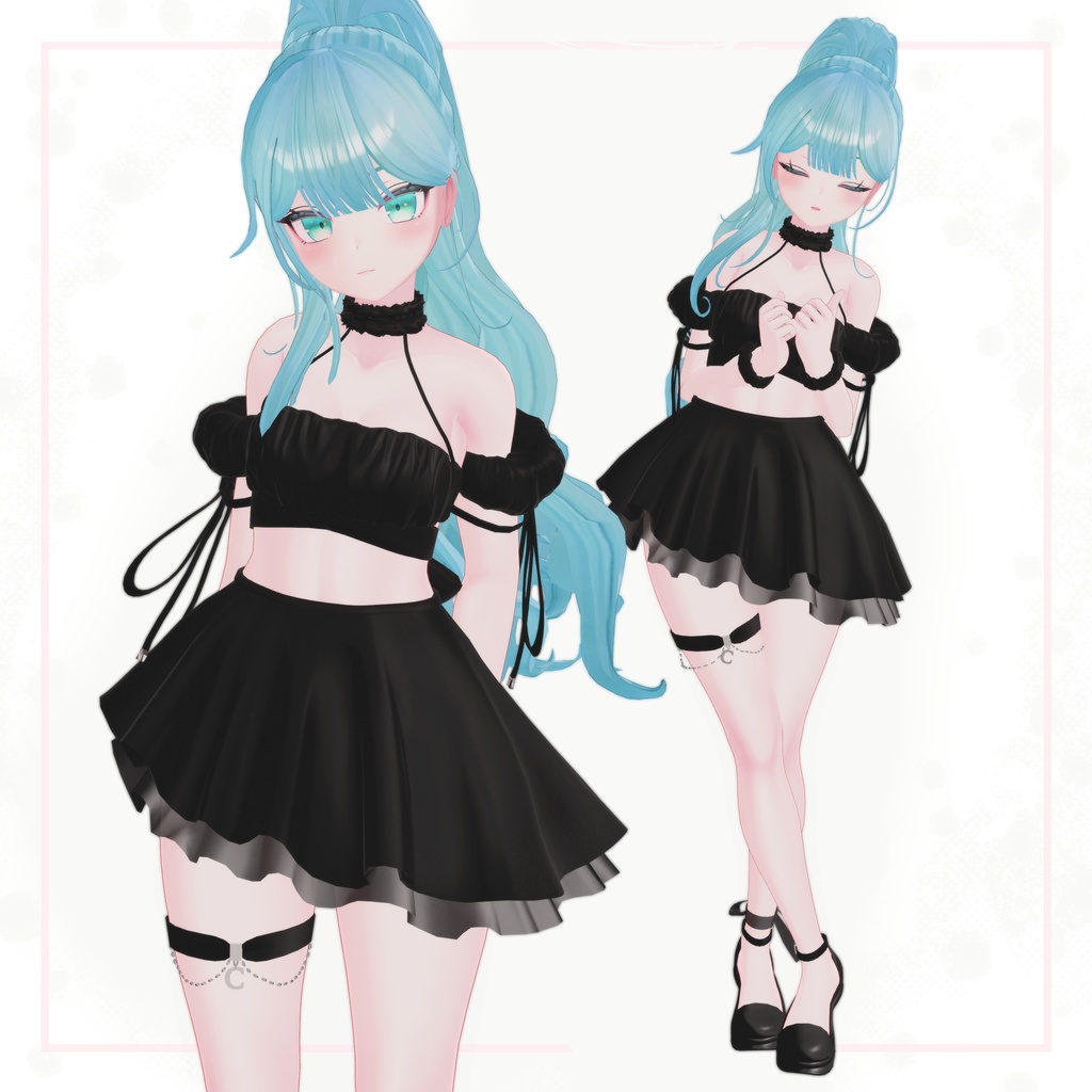 【4アバター対応】 Poplin dress