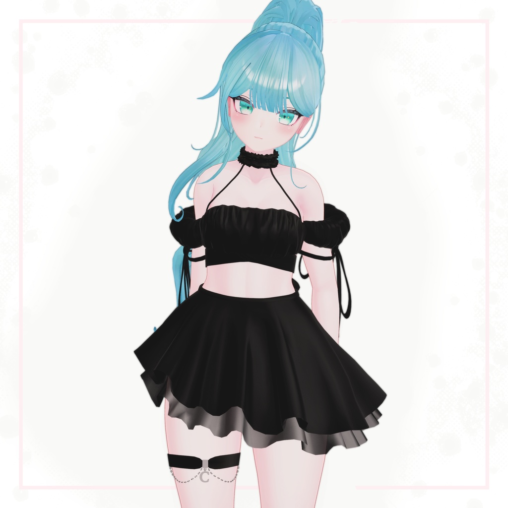 【4アバター対応】 Poplin dress