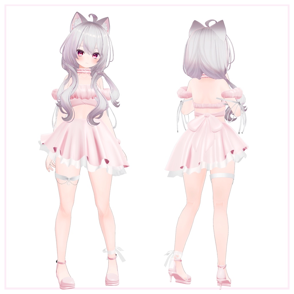 【7アバター対応】 Poplin dress