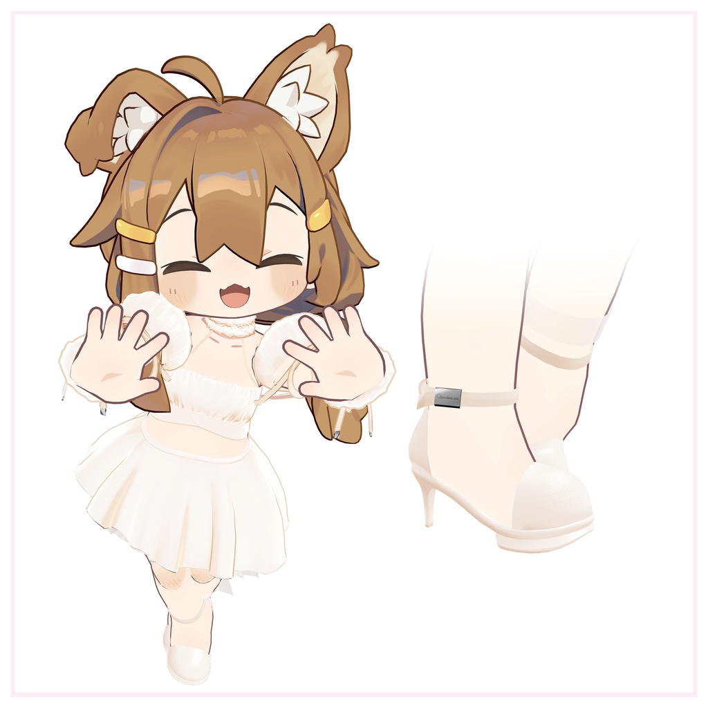 【7アバター対応】 Poplin dress