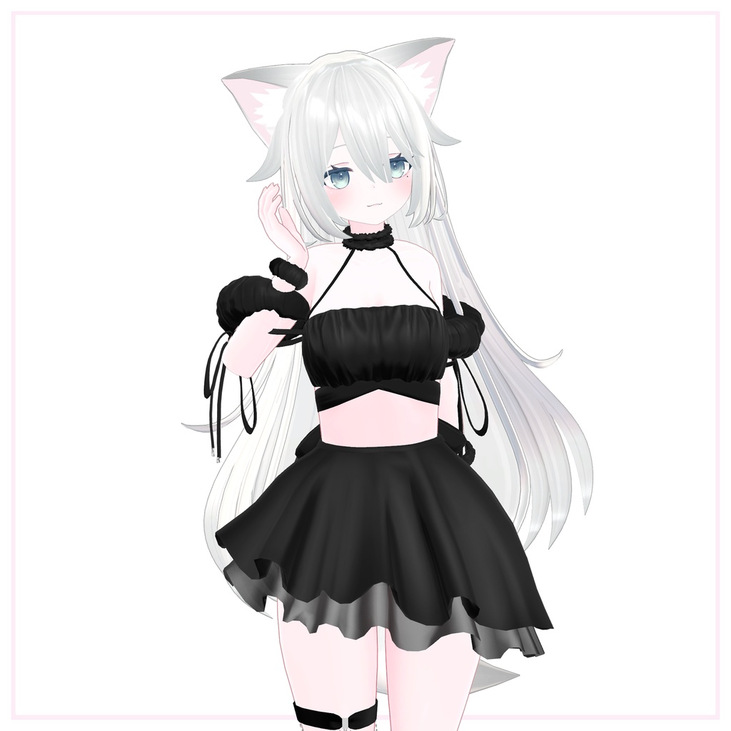 【7アバター対応】 Poplin dress