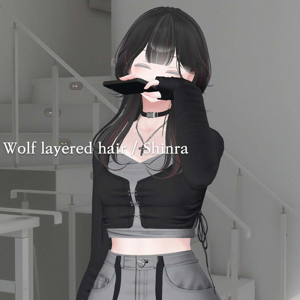 Wolf layered Hair
