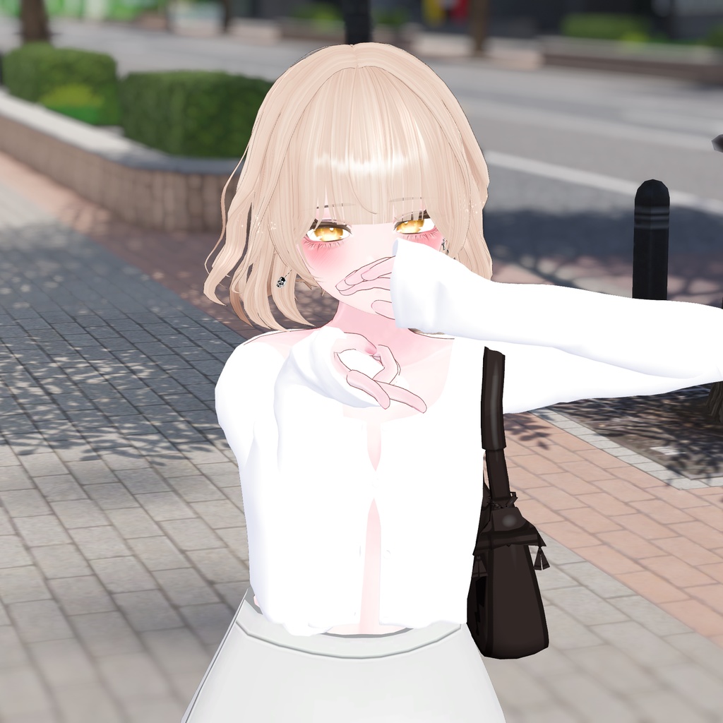 【Below Perm Hair】