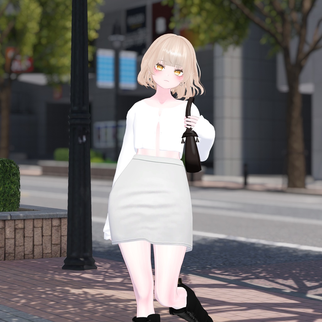 【Below Perm Hair】