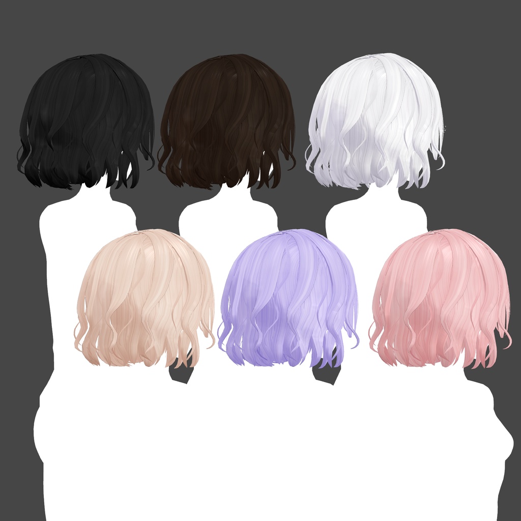 【Below Perm Hair】