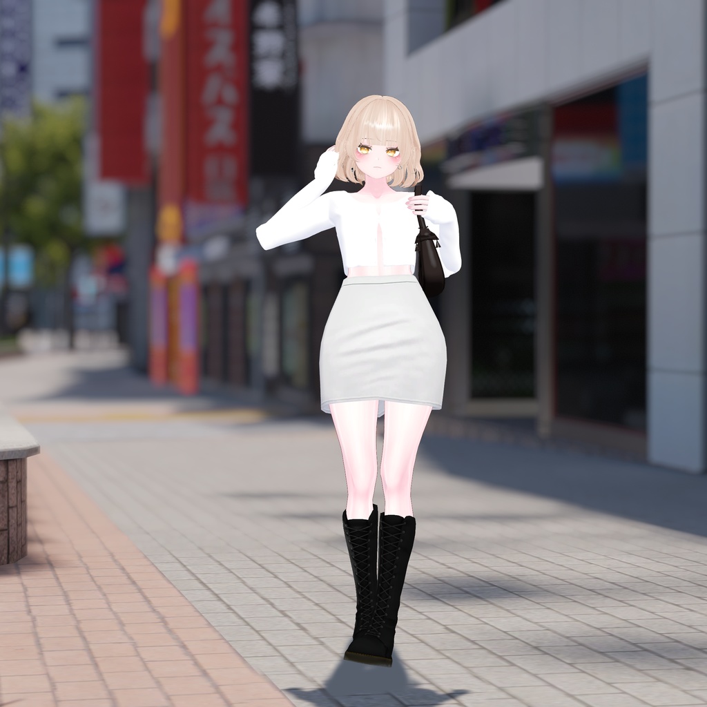 【Below Perm Hair】