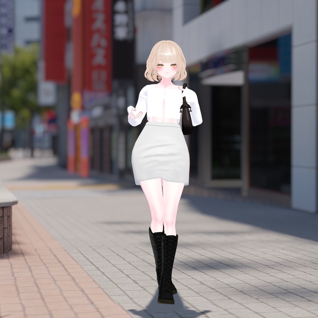 【Below Perm Hair】