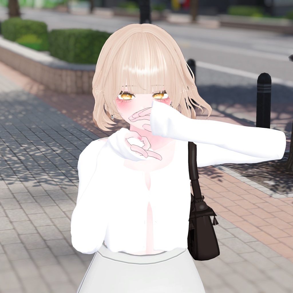 【Below Perm Hair】