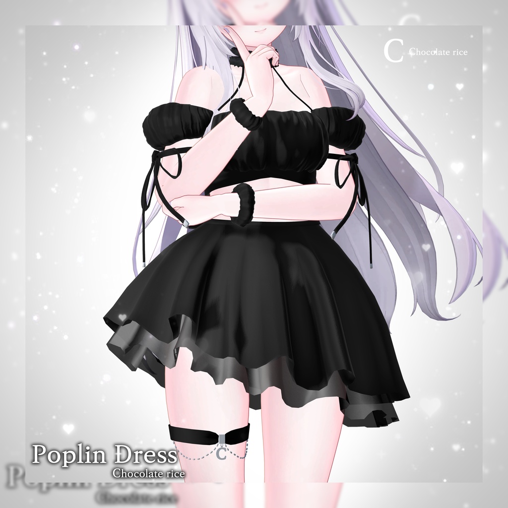 【Moe】 Poplin dress